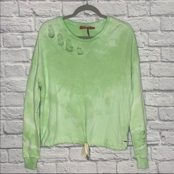 NWT n:philanthropy Olympia Distressed Tie-Die Sweatshirt - Picture 8 of 14